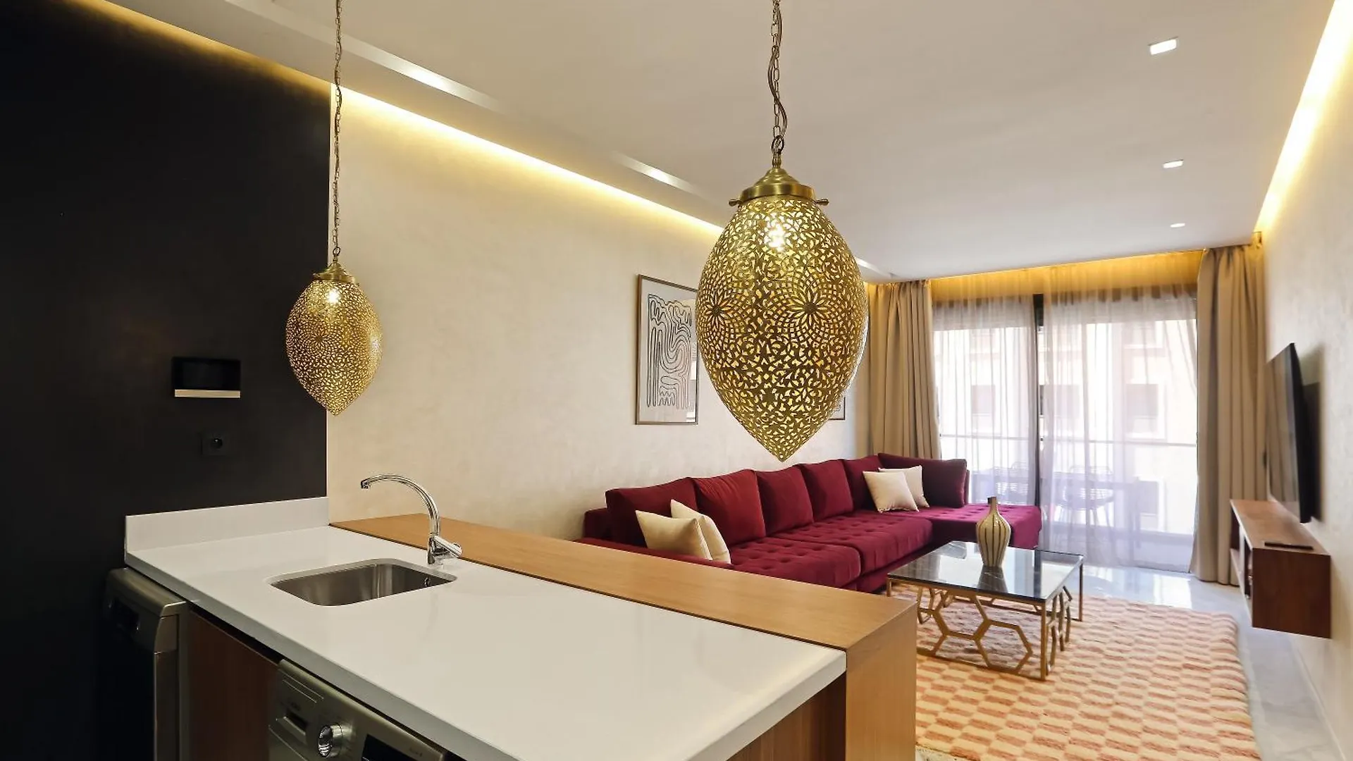 公寓 Brand New And Stylish Appart Hotel Best Location 马拉喀什 摩洛哥
